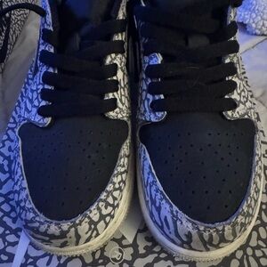 Black and Gray Sneakers
